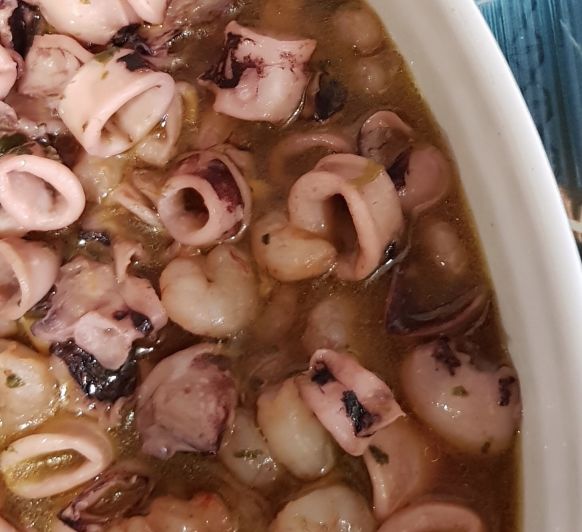 Calamares al ajillo